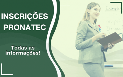 Inscrições Pronatec – Todas as informações